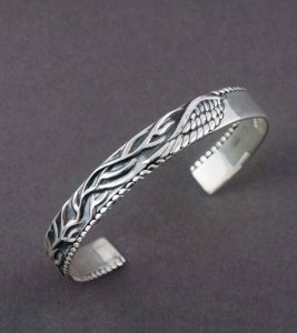 Roots and Wings Cuff Bangle