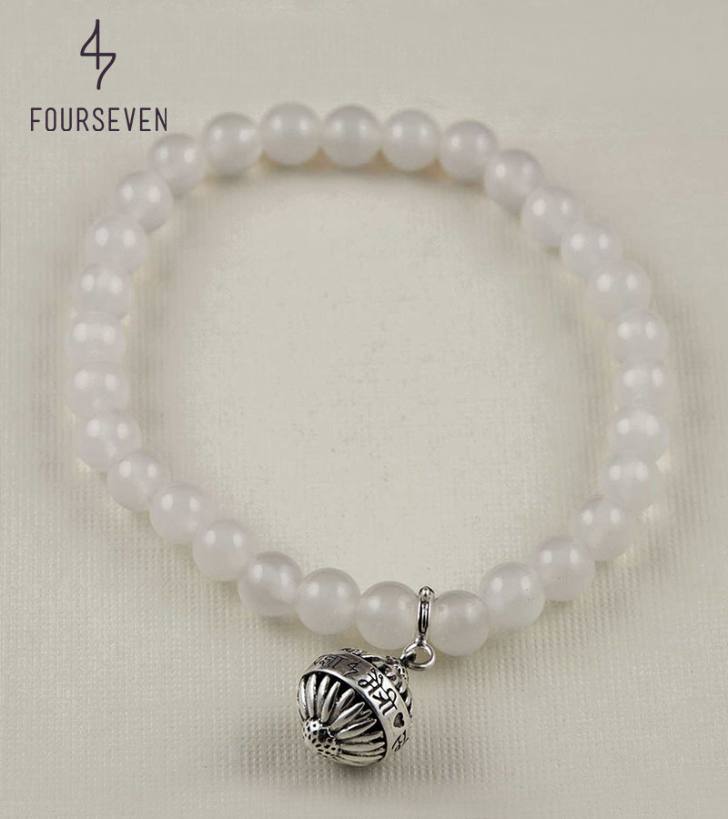 Mother's Day Bead Bracelet with Charm